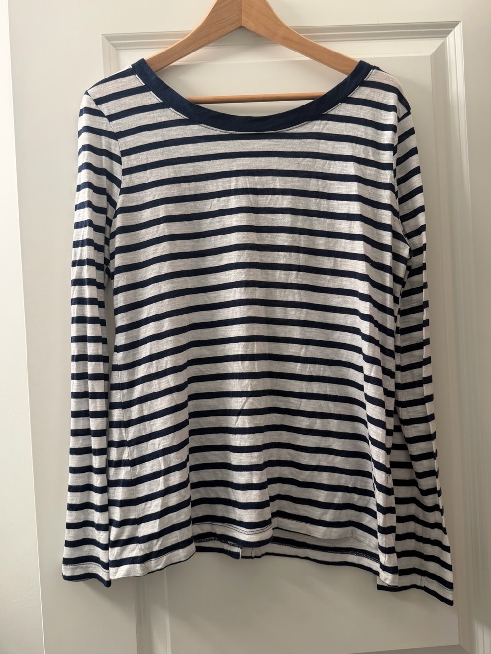 Splendid Navy & White Striped Long-Sleeve Tee